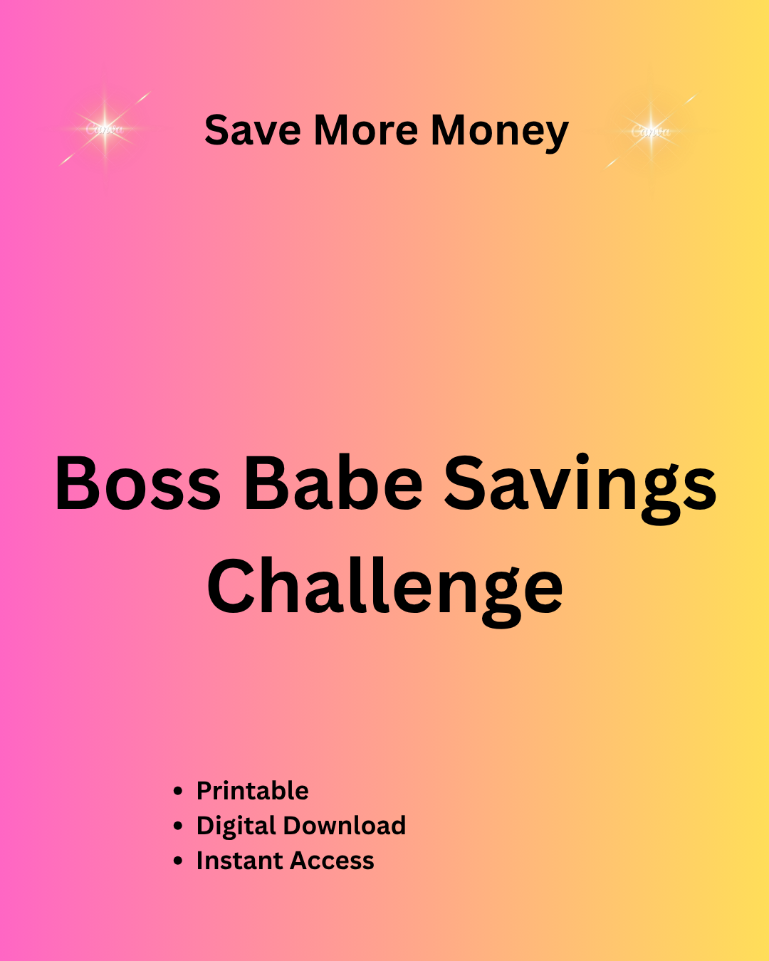 Boss Babe Savings Challenges