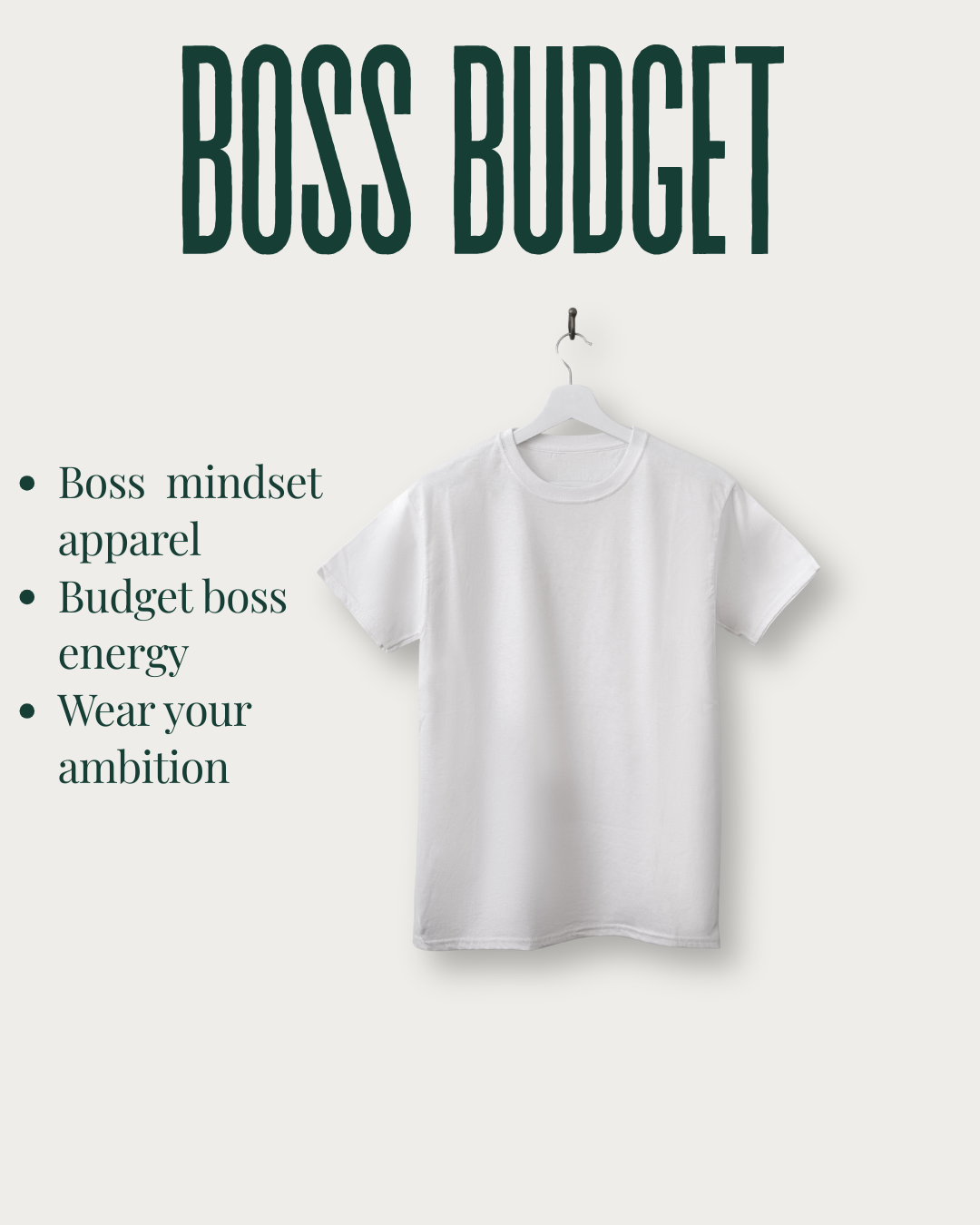 Boss Budget Studio Tee